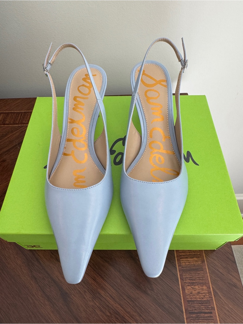 NEW Sam Edelman Bianca Leather Slingback - Picture 2 of 4